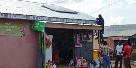 Fairtrade Energy PV Anlage auf Tumu Home Store
