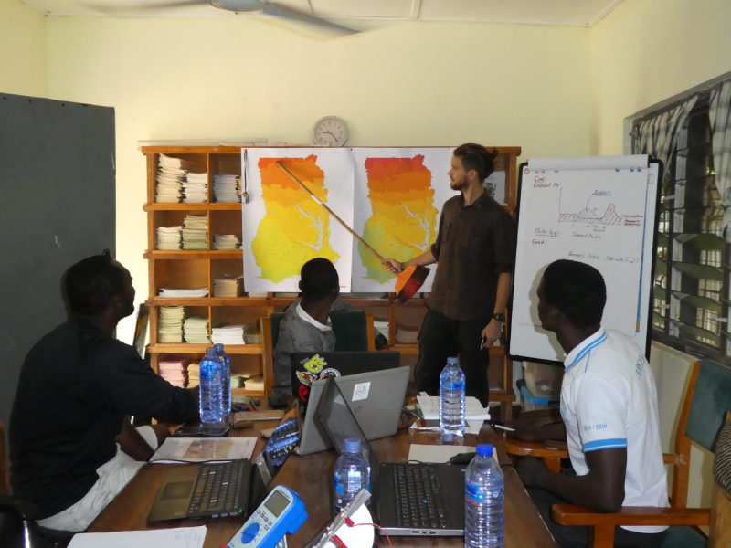 Unterricht in Ghana