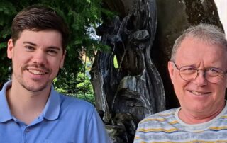 Timon und Werner kurz vor der Abreise